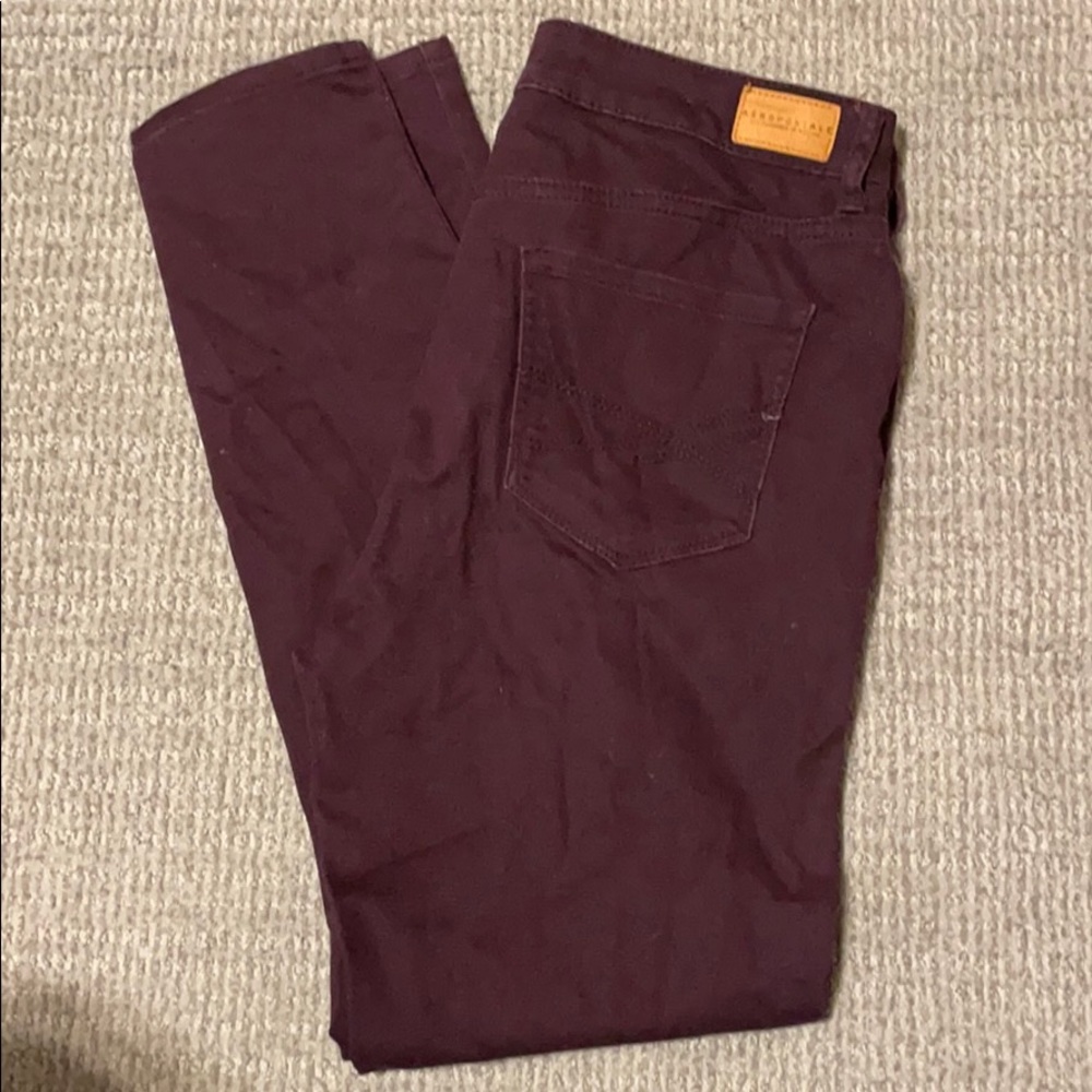 High rise dark purple jeggings